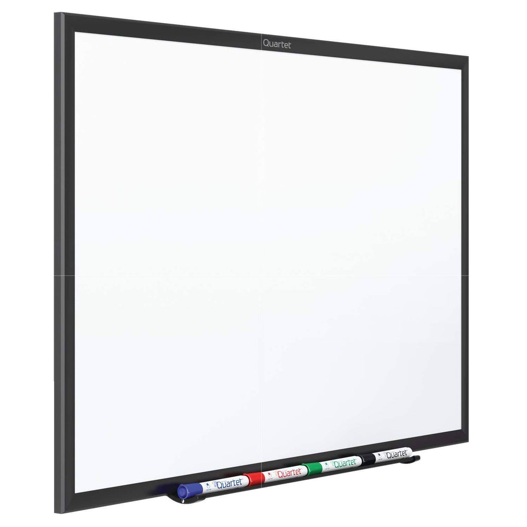 36 x 24 Black Aluminum Frame Magnetic Whiteboard I7601