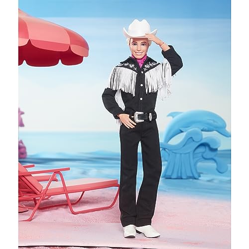Collectible Ken Doll Black and White Western Outfit C591
