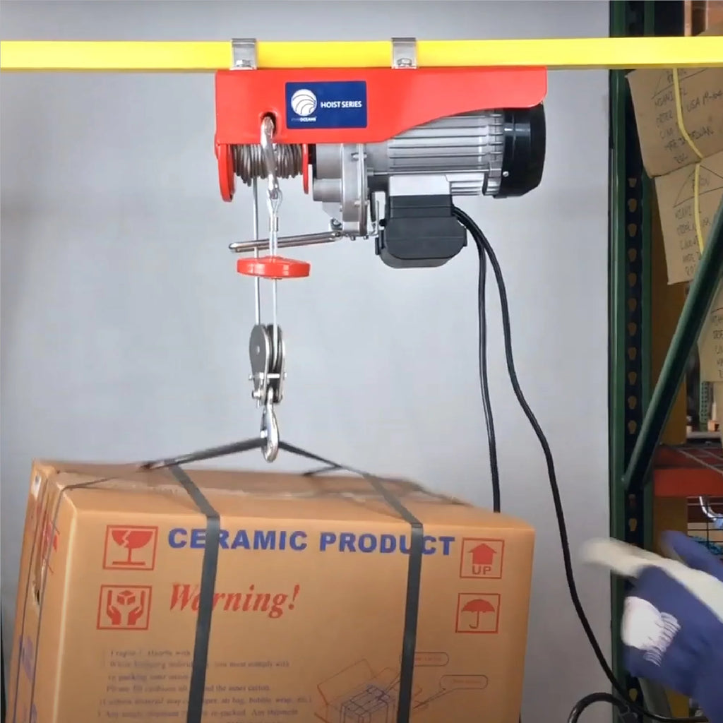2200 Lb Electric Hoist with 6FT Remote Control C101