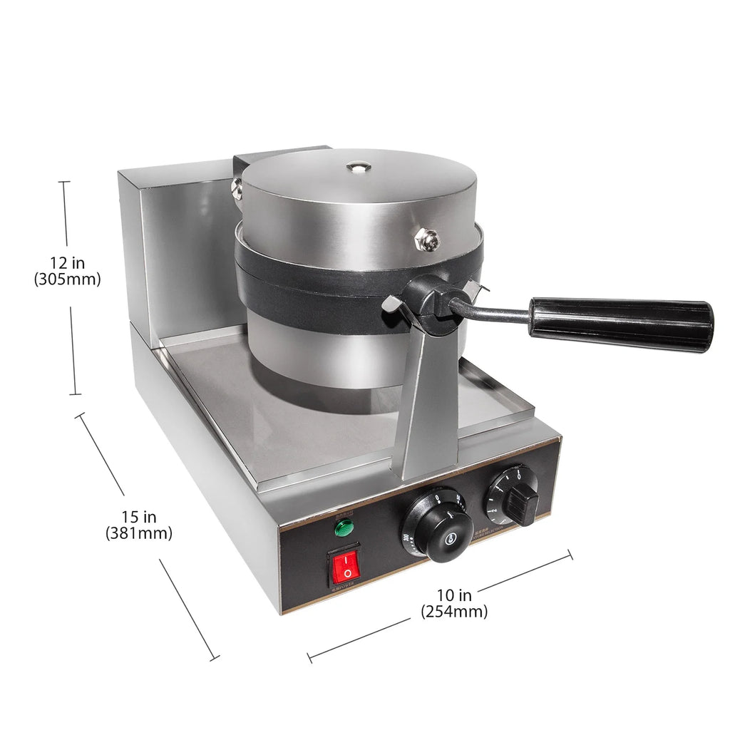 Stainless Steel Commercial Flip Waffle Iron C198