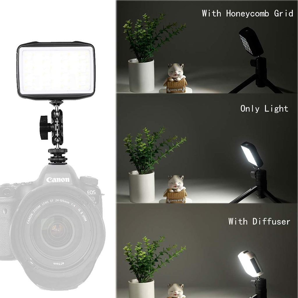 5W RGB Pocket On Camera Light with Color Temperature 2500-9000K E599369