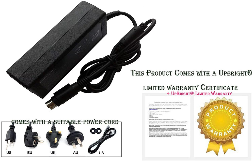 3-Pin DIN AC / DC Adapter Switching Power Supply Cord Cable Charger K933