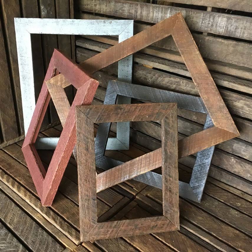Distressed Whitewashed Frame 8x20 B5337