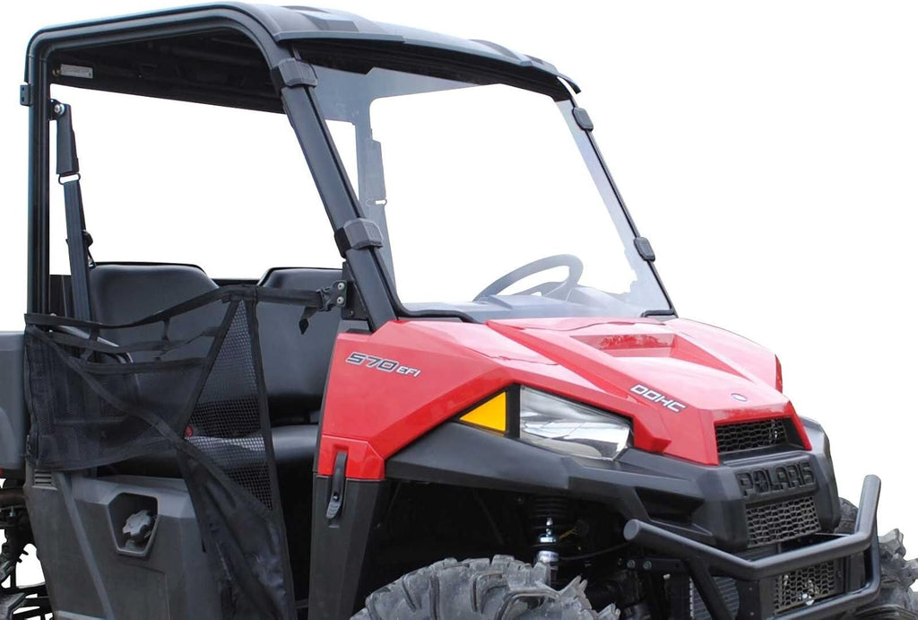 Full Windshield for Polaris Ranger Midsize 570 / Crew, 1/4" Thick Clear Scratch Resistant Polycarbonate J9660