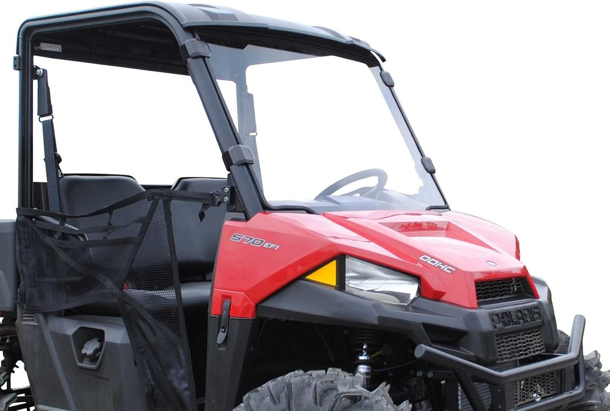 Full Windshield for Polaris Ranger Midsize 570 / Crew, 1/4" Thick Clear Scratch Resistant Polycarbonate J9660