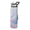 Blue and Pink 32oz Tritan Water Bottles with Straw U38166