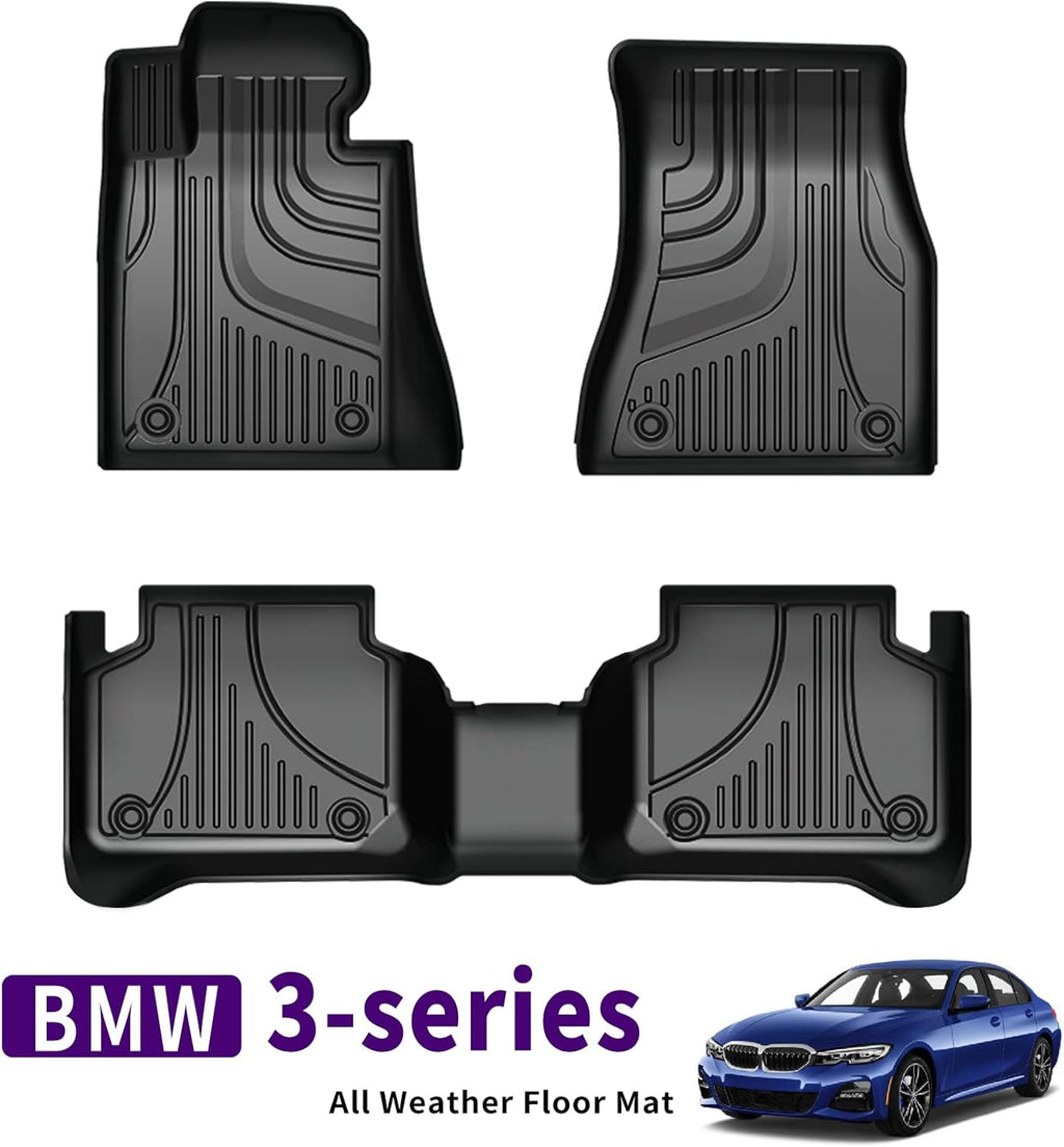 Black TPE All Weather Car Floor Liners F561144