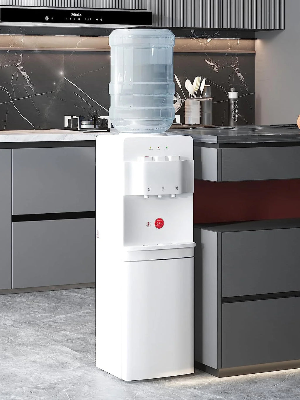Top Loading Hot & Cold Water Cooler Dispenser White L6005