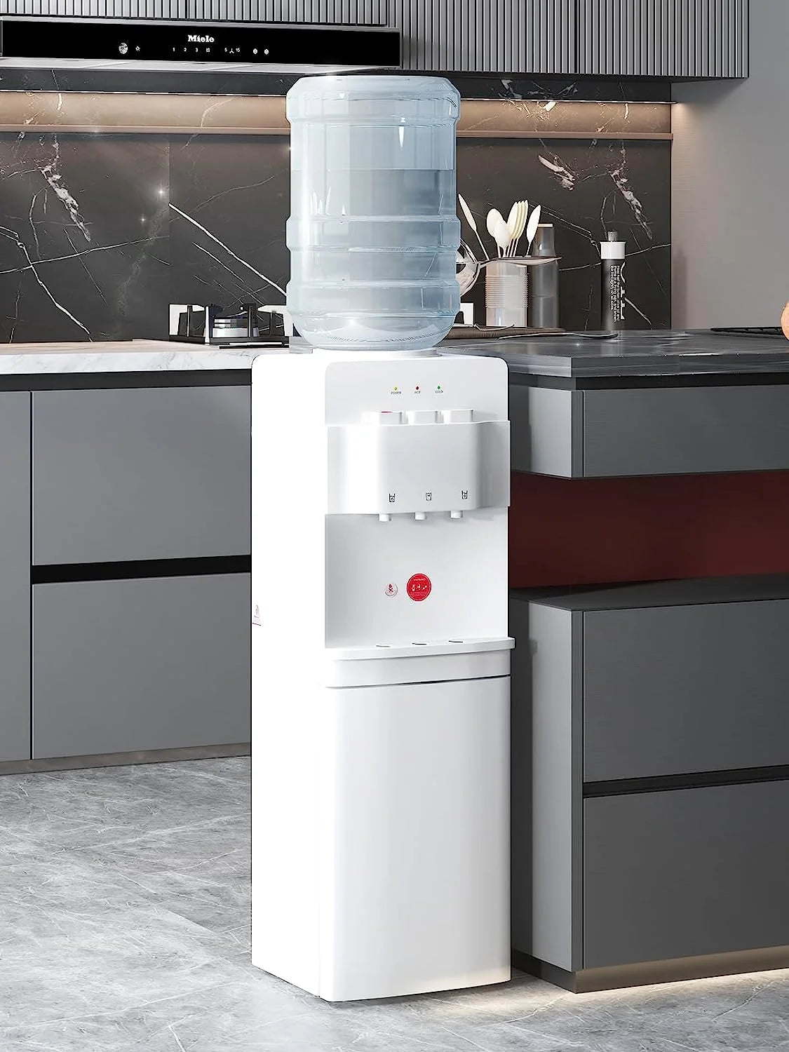 Top Loading Hot & Cold Water Cooler Dispenser White L6005