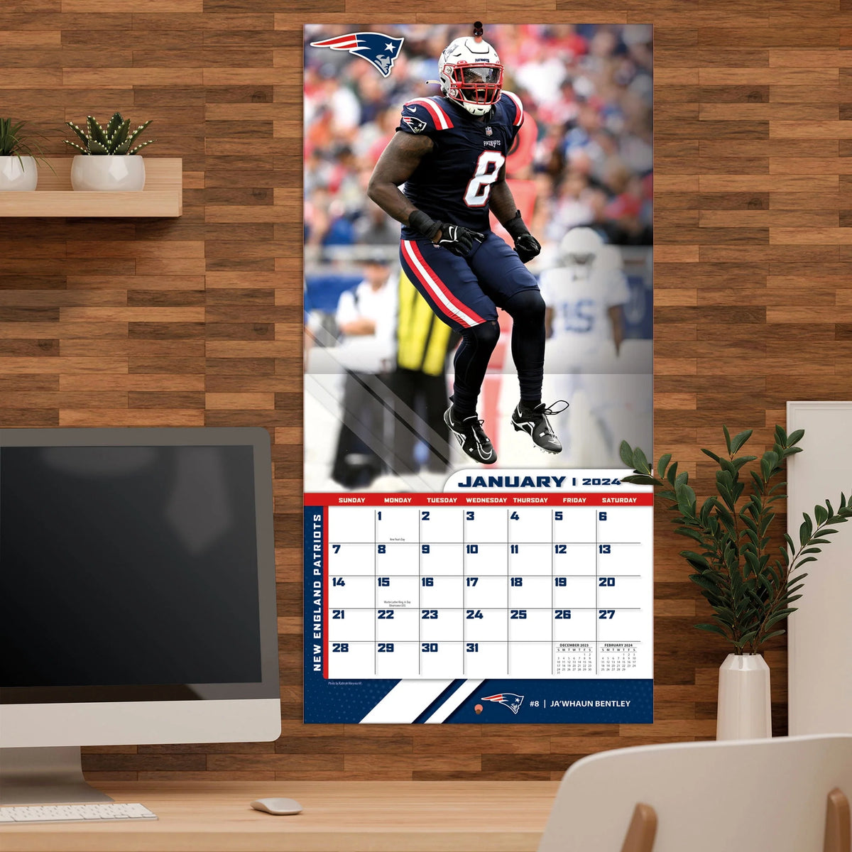 2024 12x12 Team Wall Calendar F84732