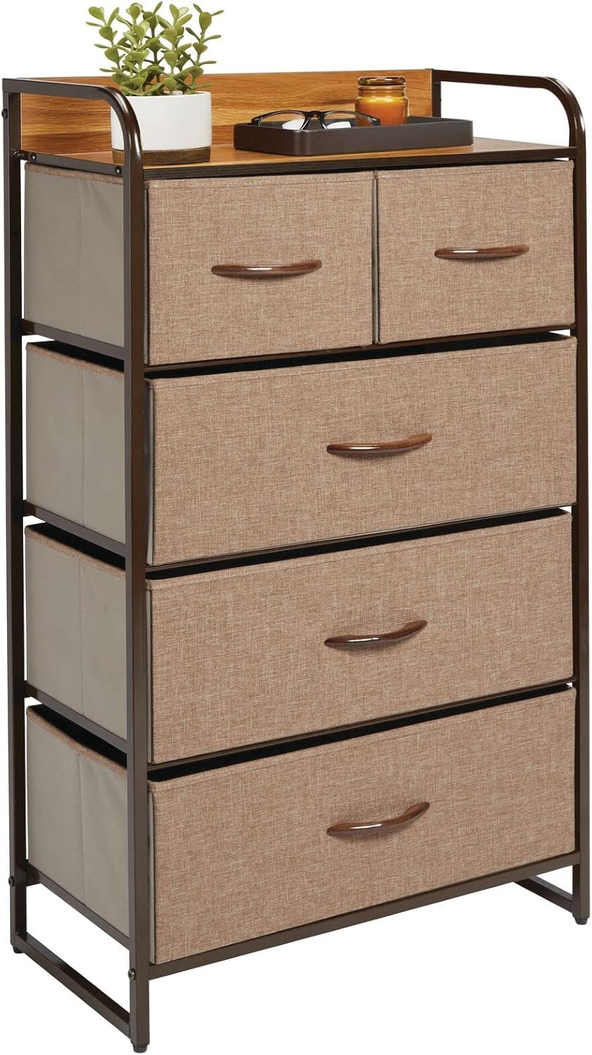 Tall 5 Removable Drawers Dresser Storage Chest L308