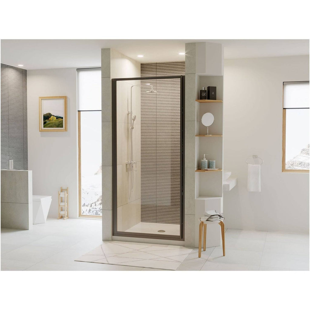 30x22 x 68x22 Framed Hinge Shower Door Chrome X93852