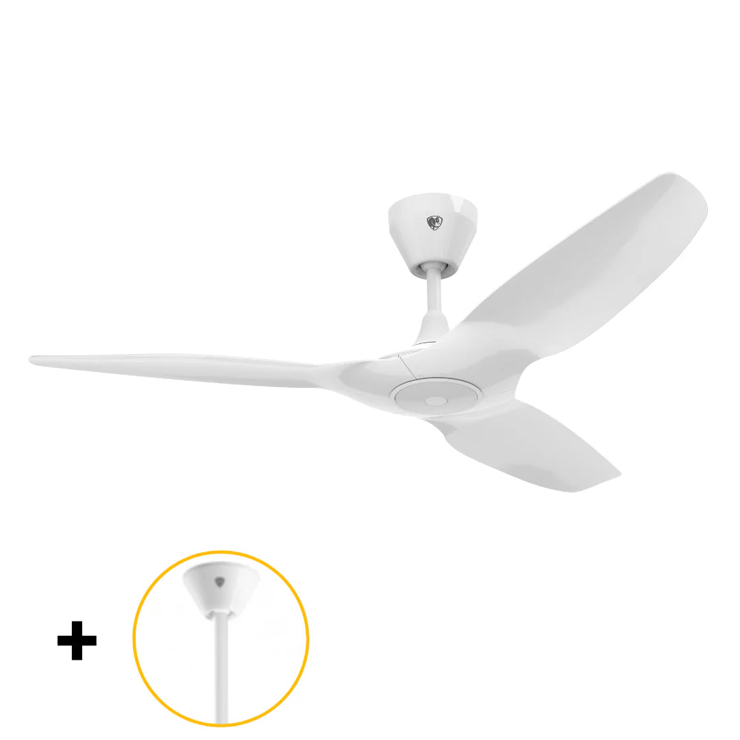 White 52 Ceiling Fan with Downrod R298915