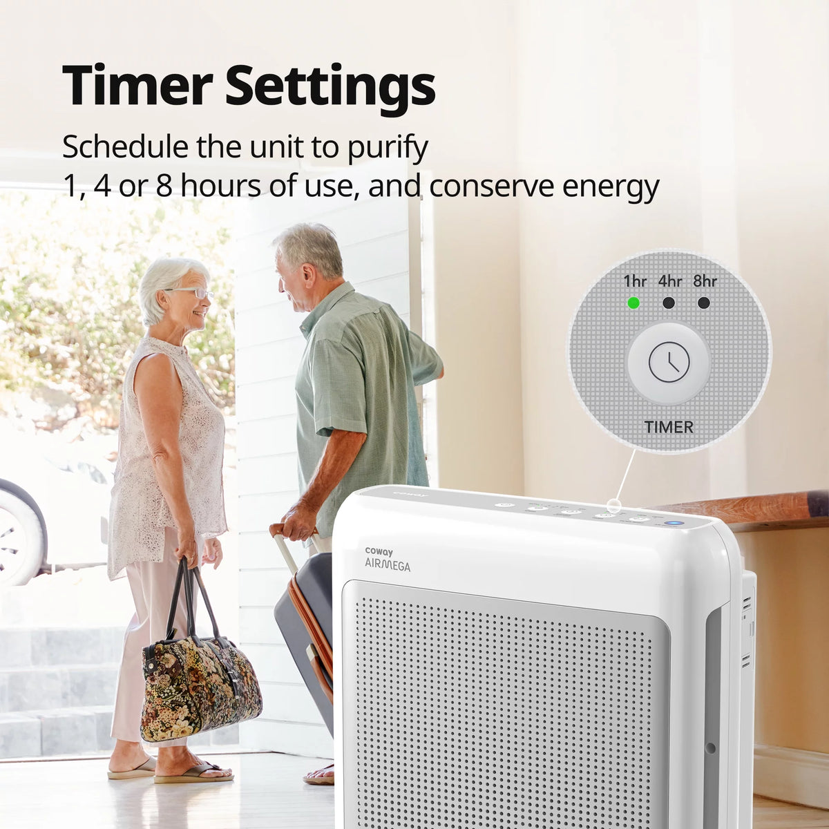 White True HEPA Air Purifier R890
