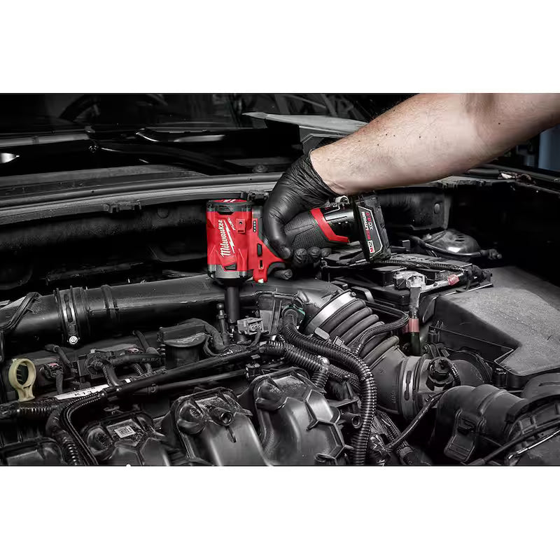 12V Brushless Cordless 3/8 in. Impact Wrench Kit with 43-Piece Socket Set J579