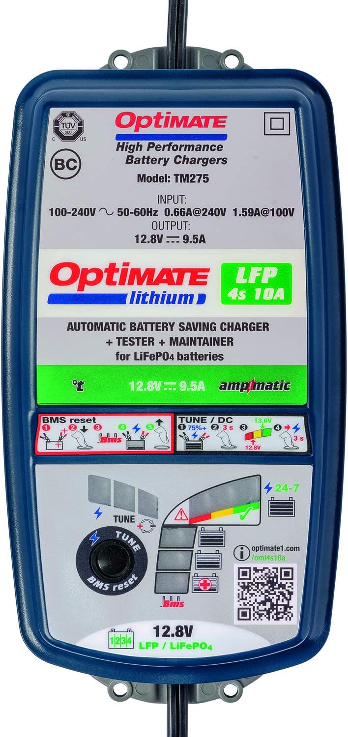 10A 12.8V sealed battery charger & maintainer R3657