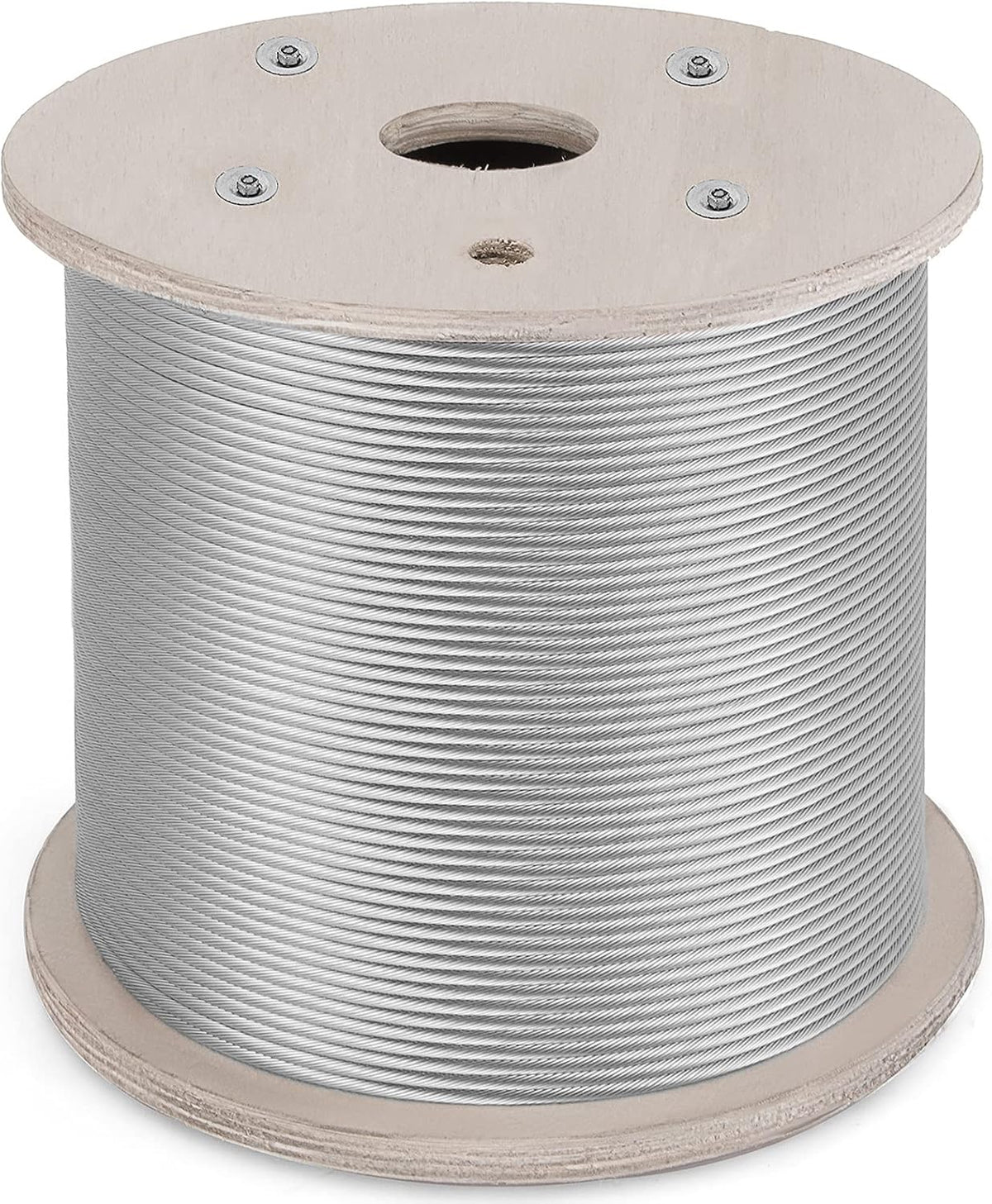 304 Stainless Steel Cable 1/4 Inch 7 X 19 Steel Wire Rope 200Feet M5616