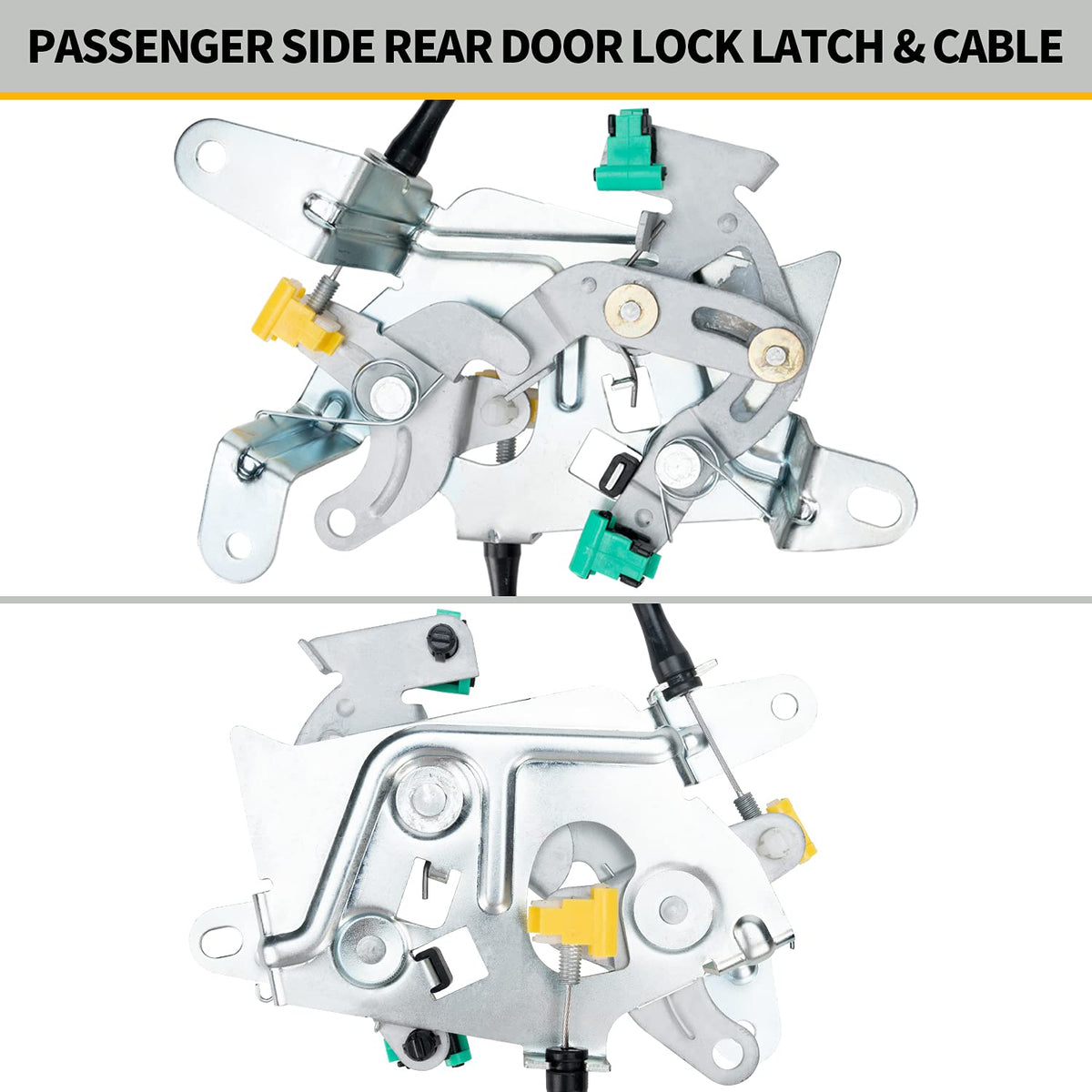Rear Door Lock Latch and Cable Assembly, Pack of 2 N787