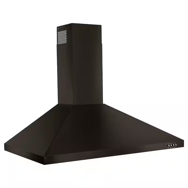 Black Stainless Wall Mount Range Hood C439405