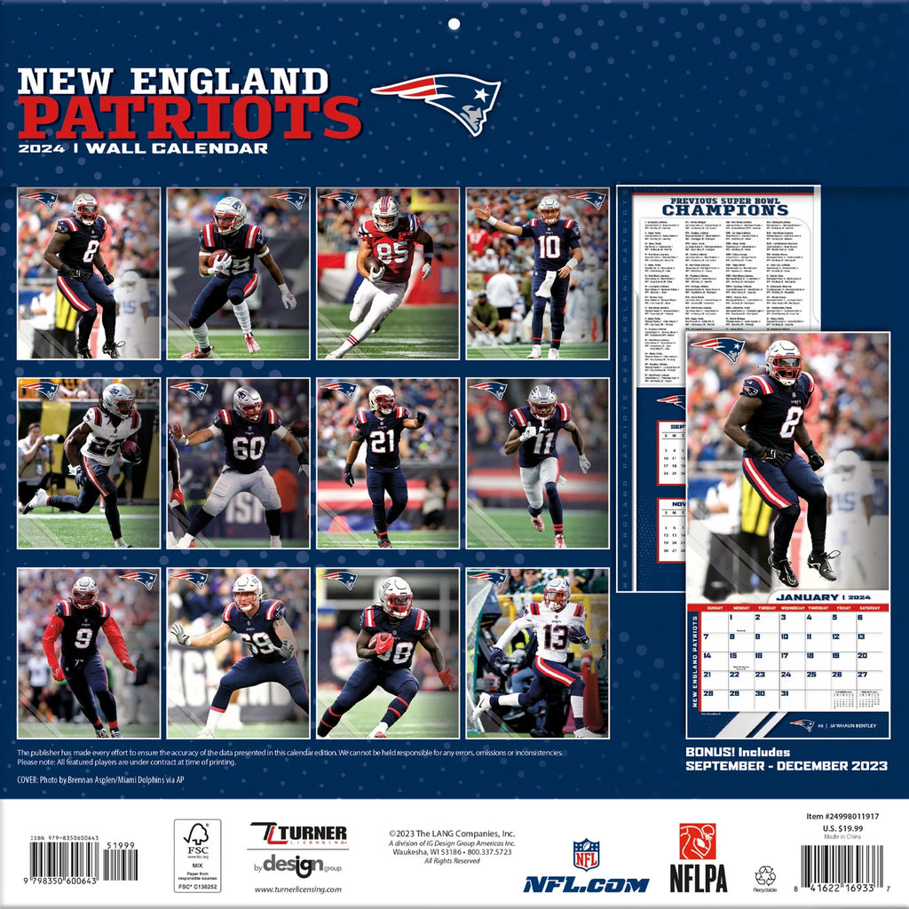 2024 12x12 Team Wall Calendar F84732