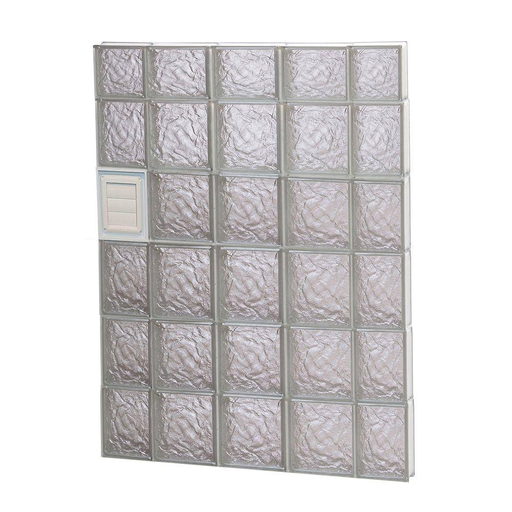 Frameless Replacement Glass Block Window N2356