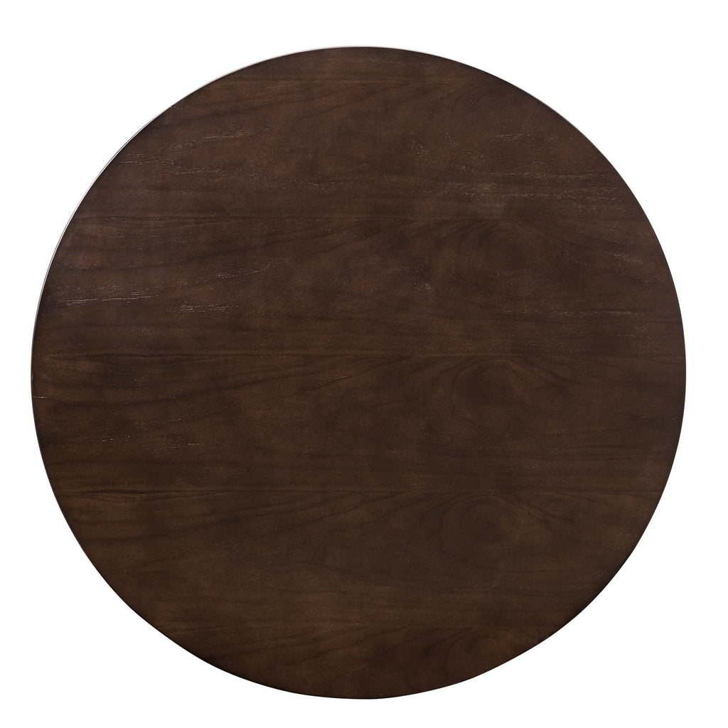 Round Wood & Metal Dining Table S7781