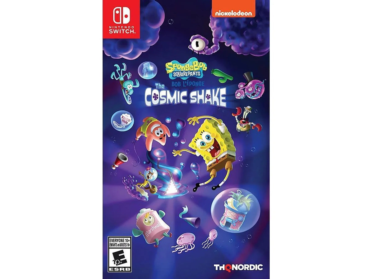 Spongebob Squarepants: The Cosmic Shake Nintendo Switch Game A919