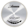 14 inch 66 Teeth Carbide Tipped Metal Cutting Saw Blade X201053