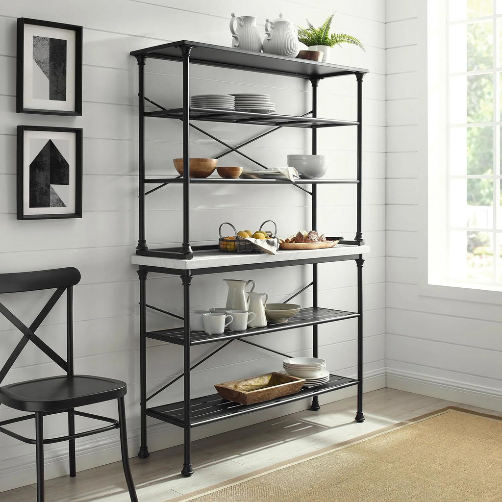 Matte Black Baker's Rack F799