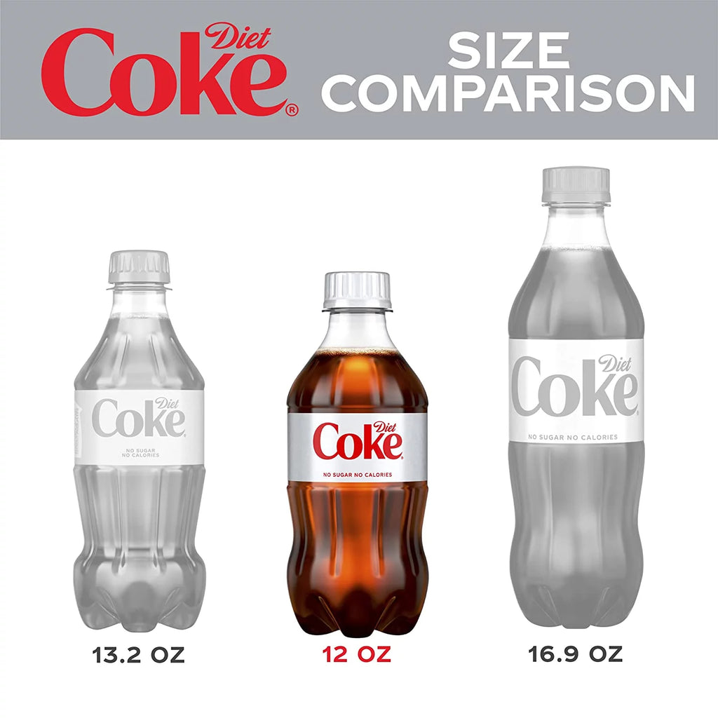 Diet Soda Pop, 12 Fl Oz, 8 Pack Bottles P3836