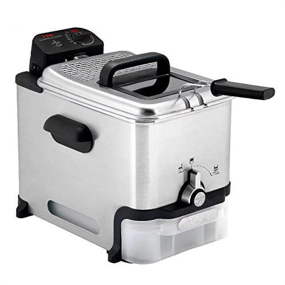 Stainless Steel Deep Fryer with Basket 3.5 Liter R7812
