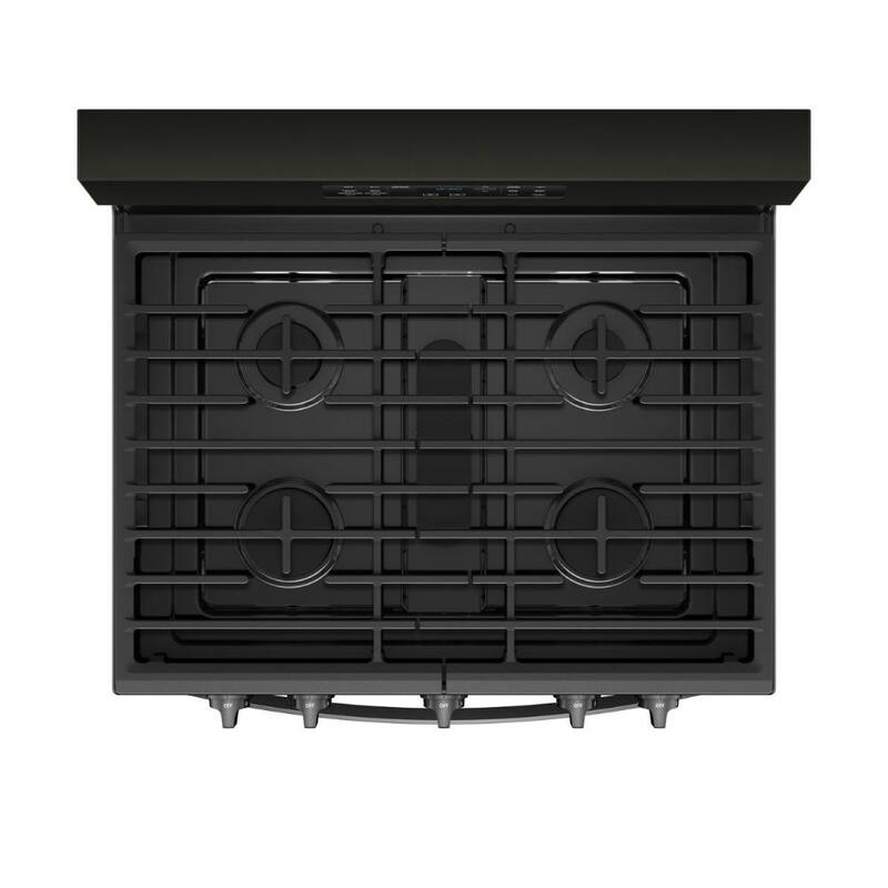 5.8 cu. ft. Black Stainless Gas Freestanding Range A72527