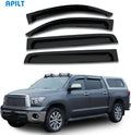 4-Piece Dark Smoke Tape-On Rain Guards G802
