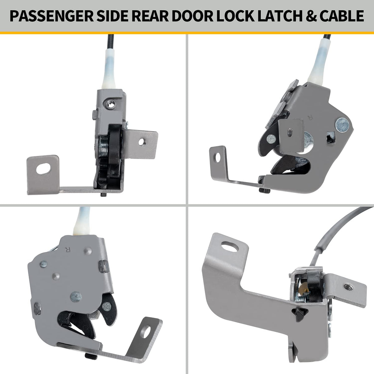 Rear Door Lock Latch and Cable Assembly, Pack of 2 N787