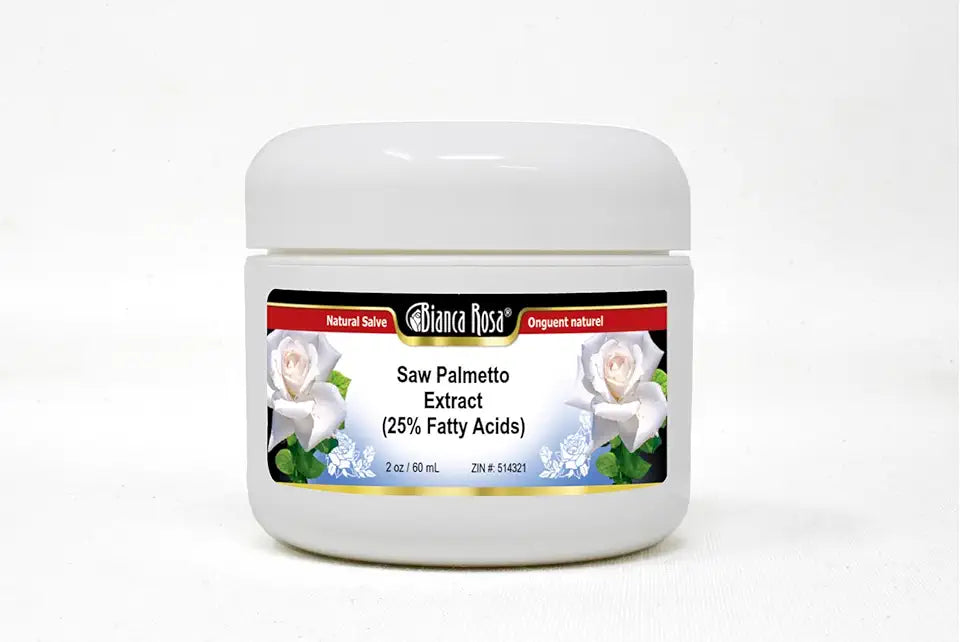 Saw Palmetto Extract 25% Fatty Acids Salve Ointment 2 oz 3 Pack U7771