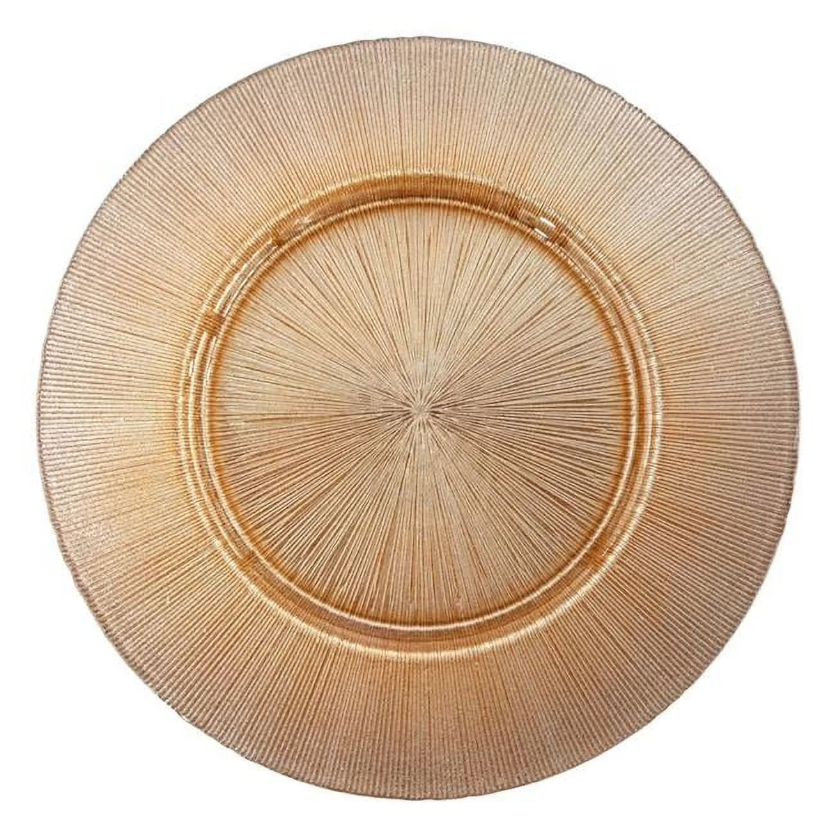Blush Glitter Charger Plates - Set of 12 U148