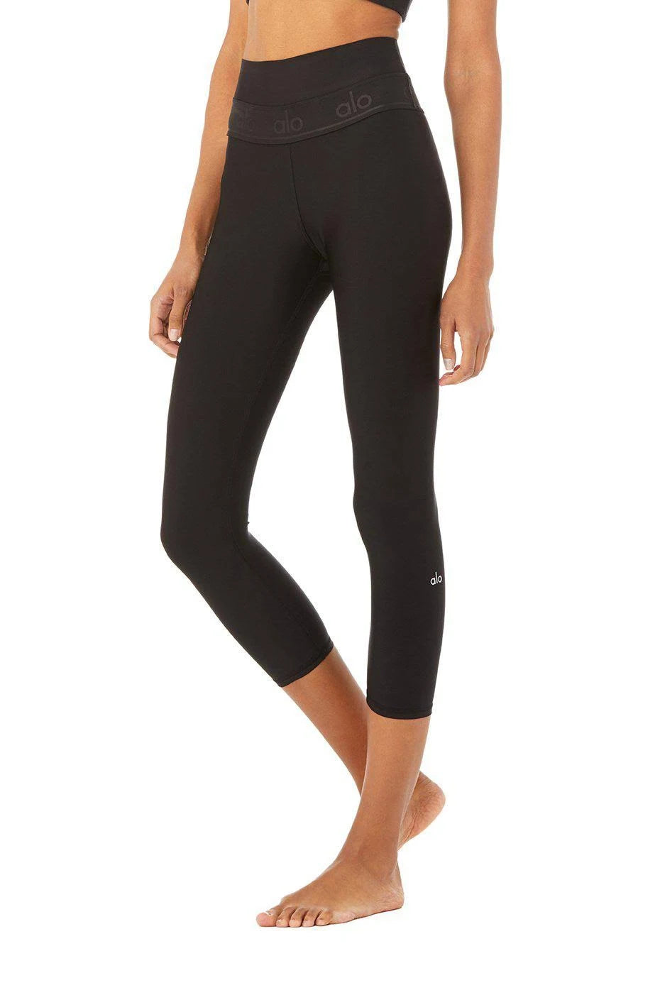 High-Waist Fitness Capri - Black N8152