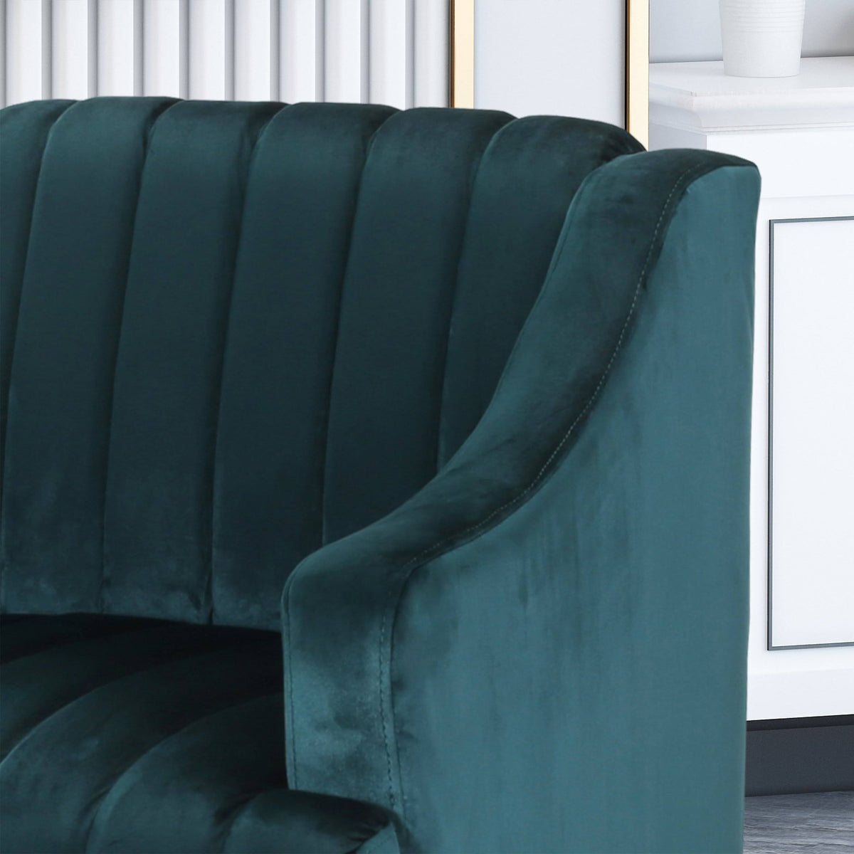 Teal Velvet Club Chair M277677