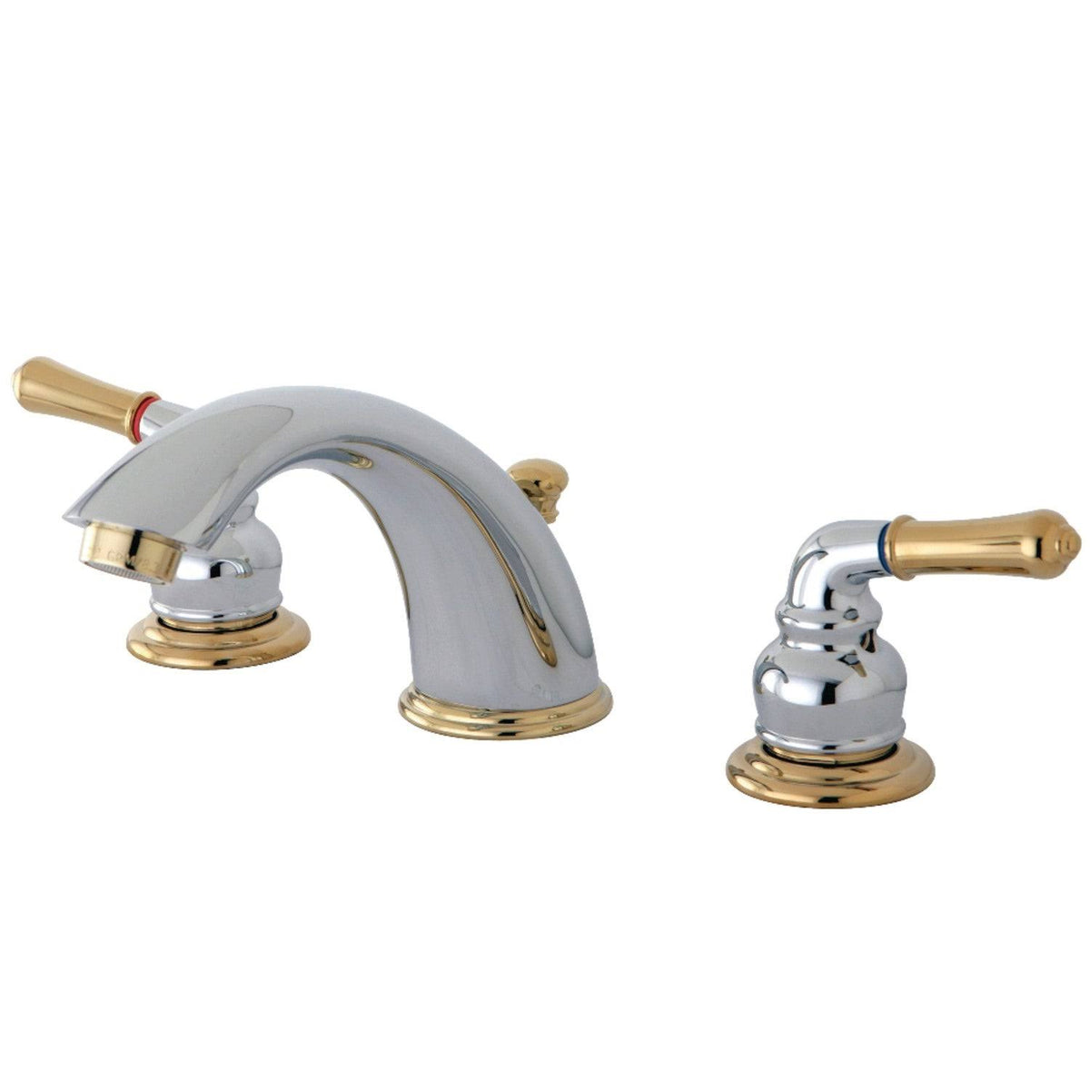 Polished Chrome Widespread Bathroom Faucet O147136