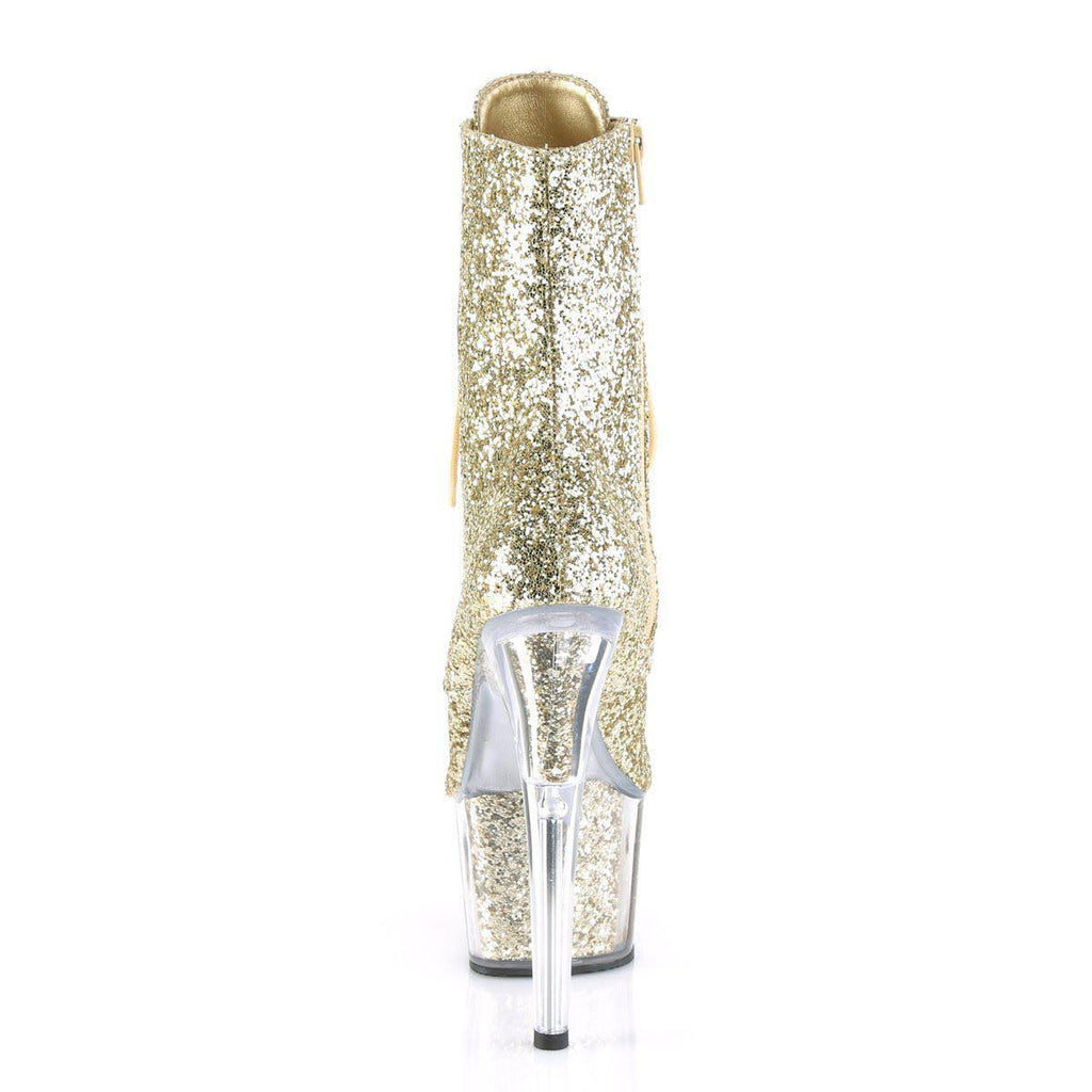Gold Glitter 7 inch Heel Y123514
