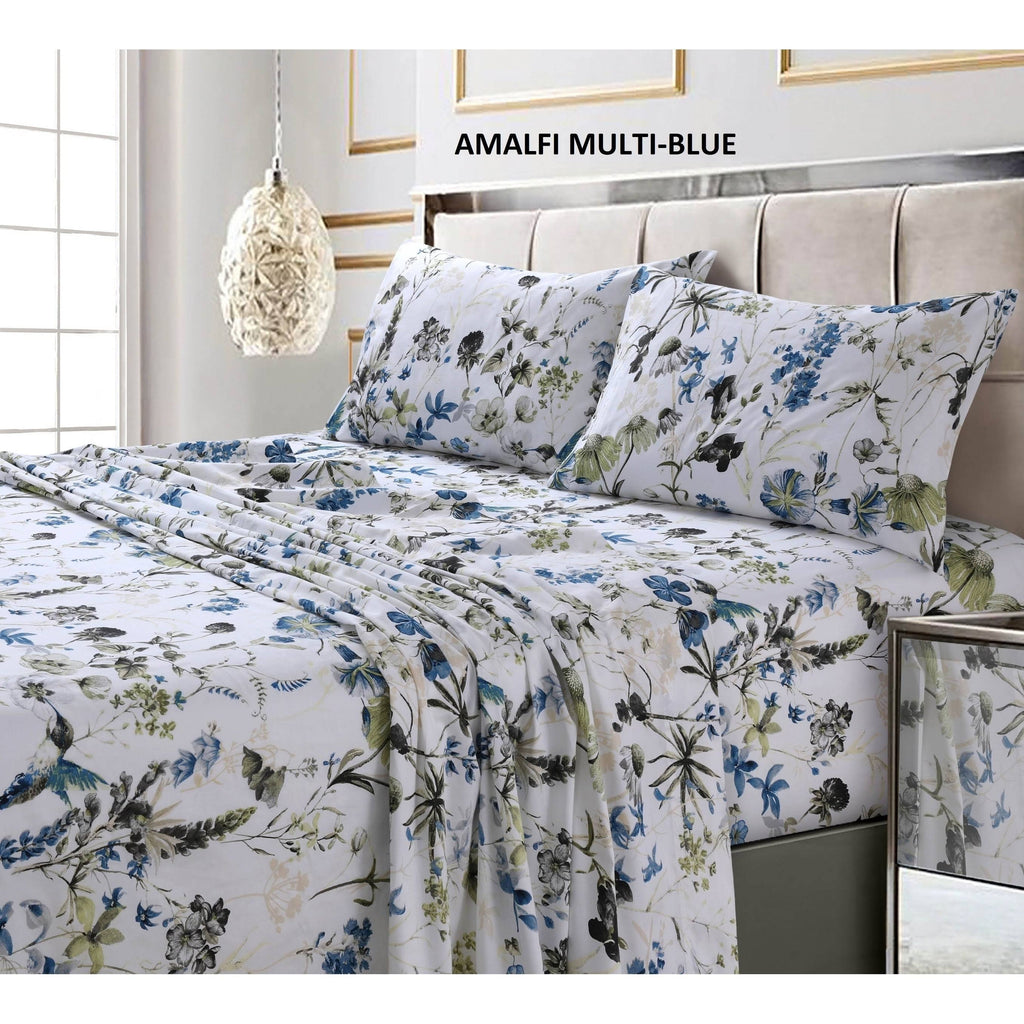 Full Blue Extra Deep Pocket Sheet Set Y1426