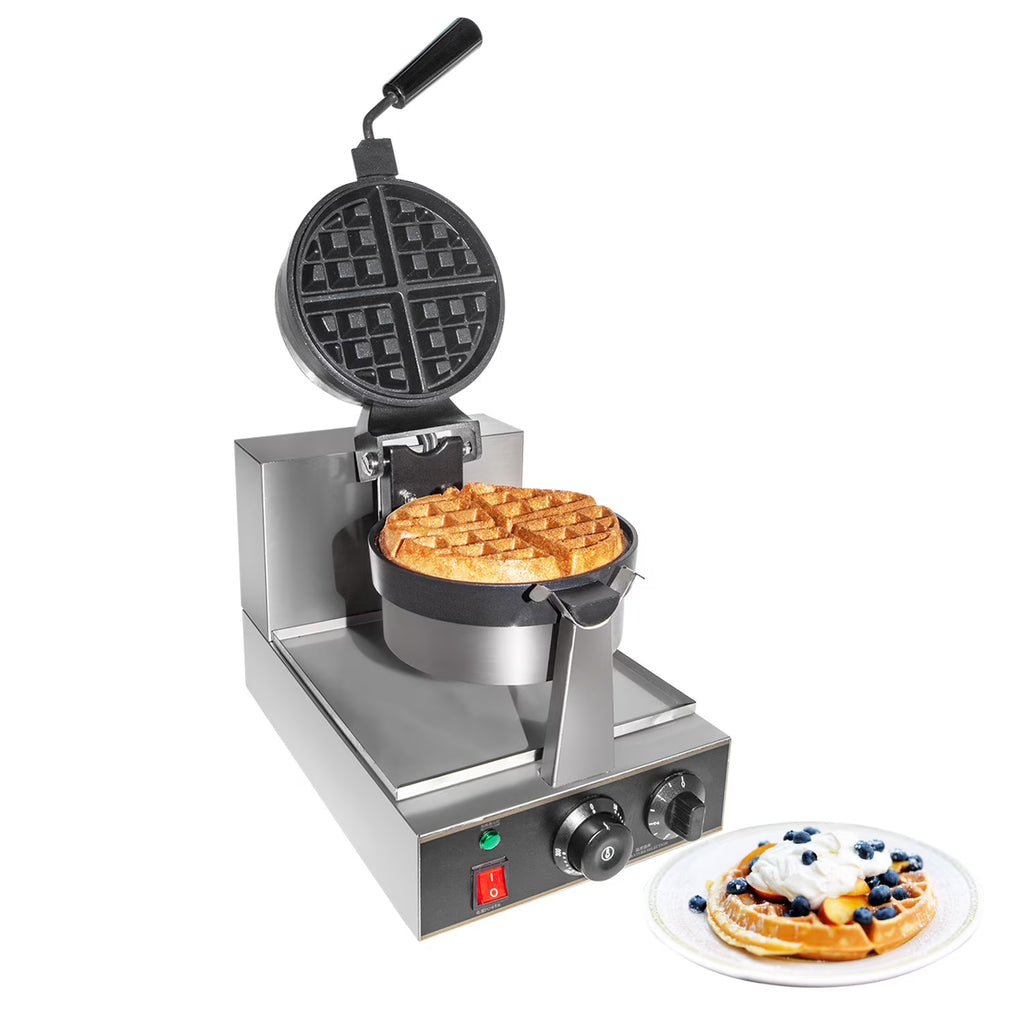 Stainless Steel Commercial Flip Waffle Iron C198