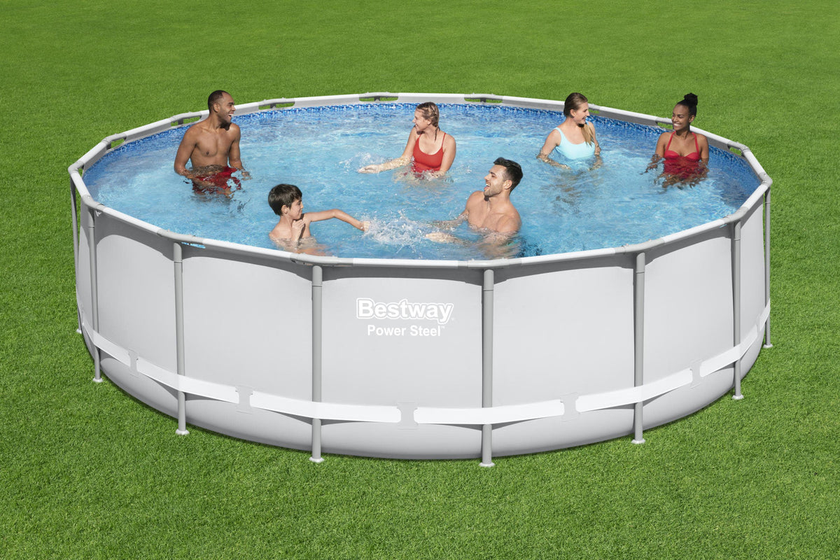 Power Steel 16' x 48 Above Ground Pool Set L207336