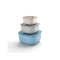 Set of 3 Shallow Airtight Containers A9509