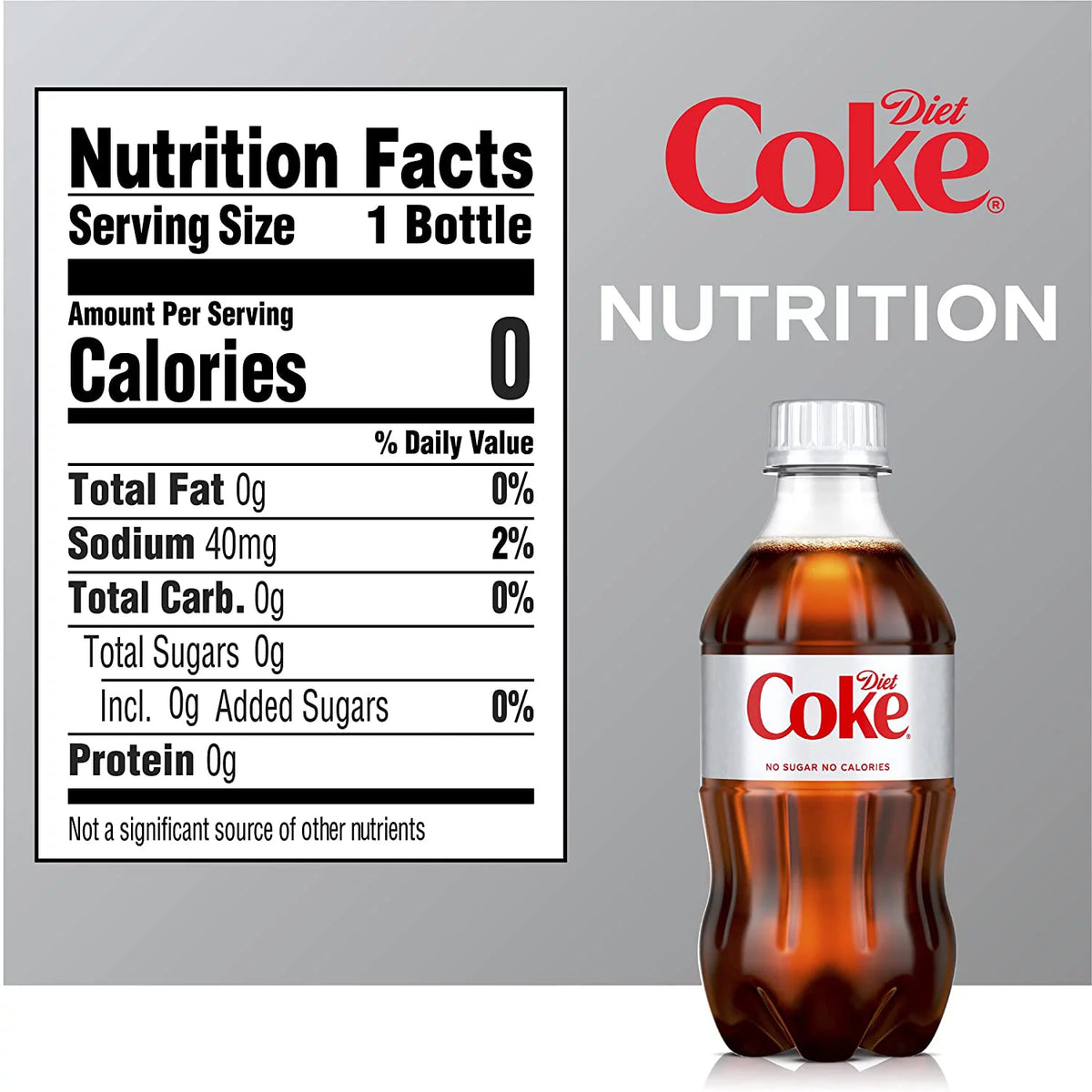 Diet Soda Pop, 12 Fl Oz, 8 Pack Bottles P3836