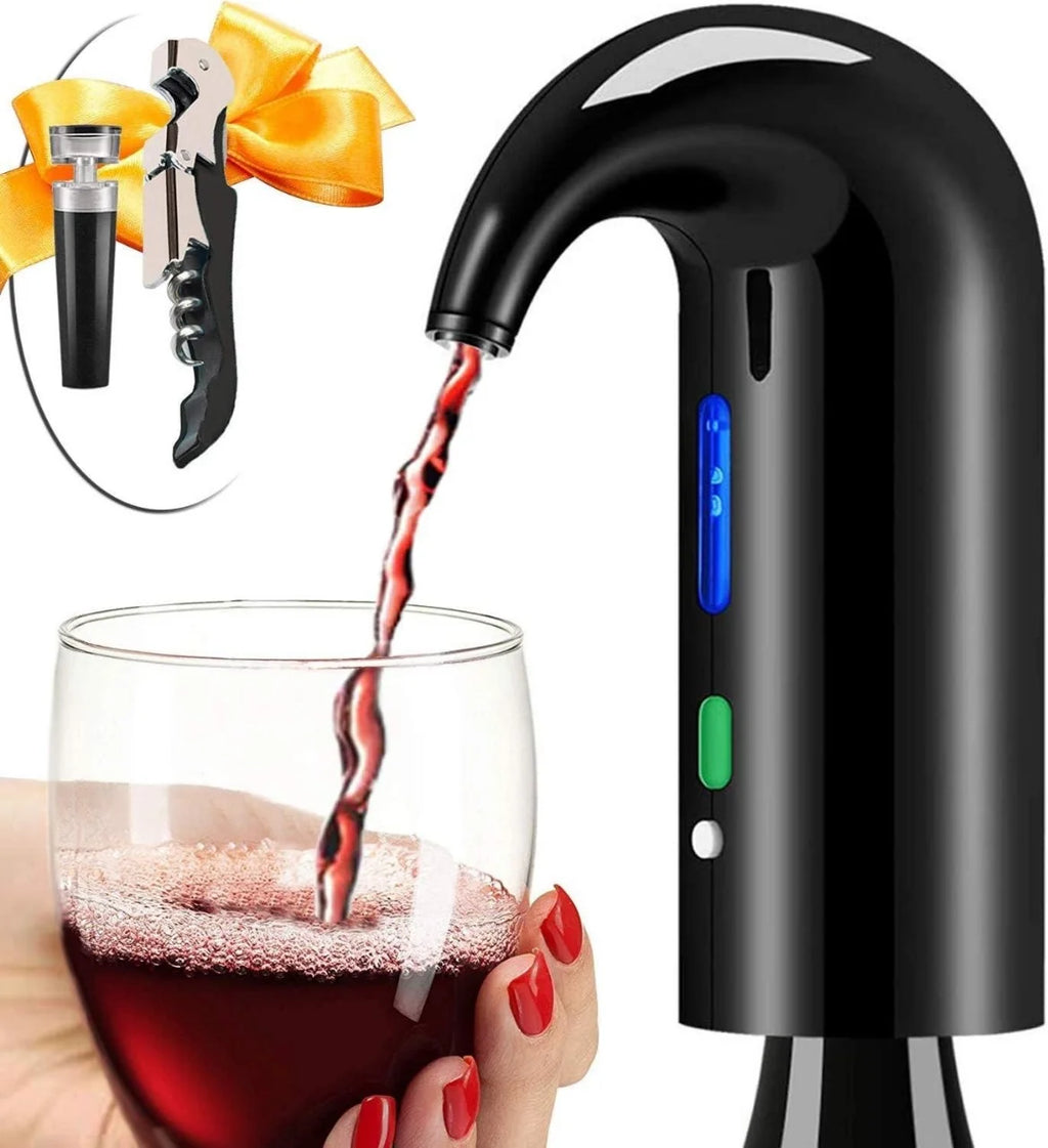 Electric Wine Aerator & Magnetic Bottle Opener H2257