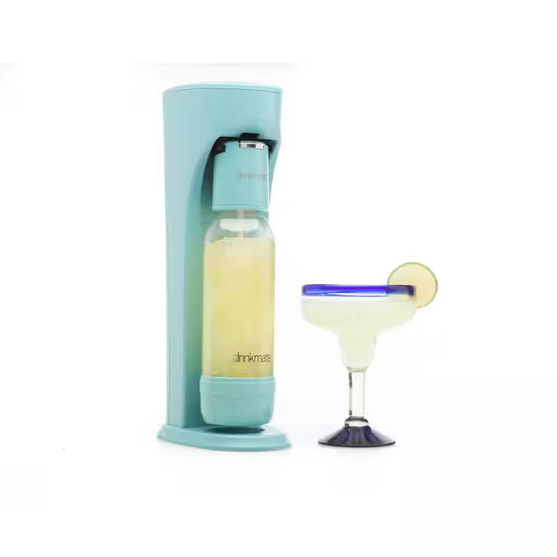 Sparkling Water Soda Maker Machine with 3 60L CO2 Cartridge, 1L and 0.5L Bottles S5624