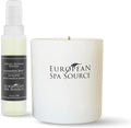 Eucalyptus Wood Smoke Leather ShowerSpa Mist & Candle 4 Fl Oz I60000