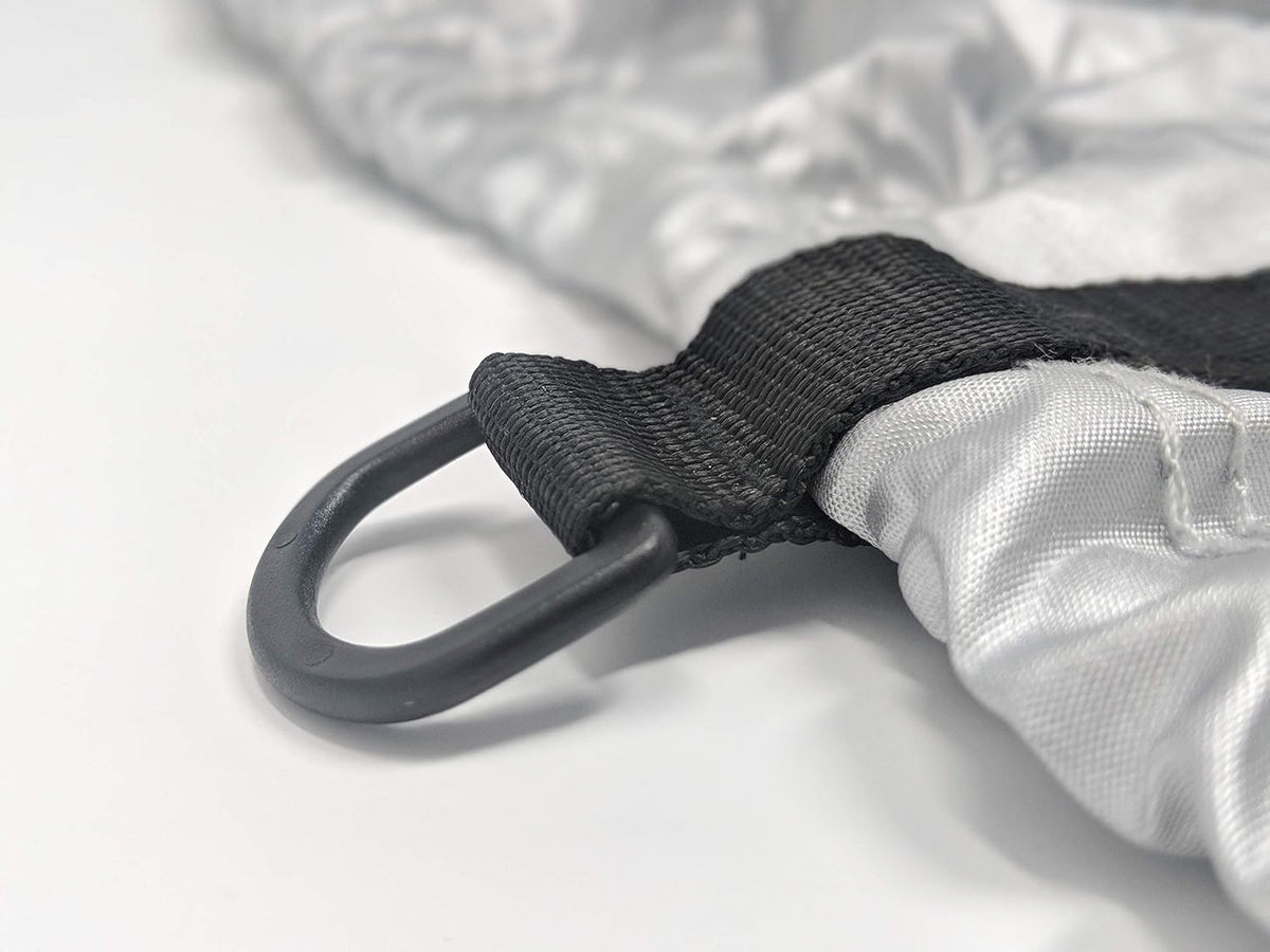 Weatherproof RV Cover for Class A RV 37' - 40' Long with Fleece Lining, Cable Lock, Storage Bag & Wind Straps Q726987