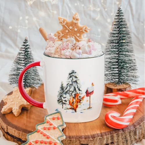 Christmas Mugs Set of 4 11Oz E475